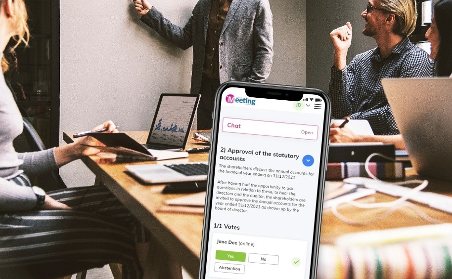 Digital Meeting - votez à l'AG depuis votre smartphone